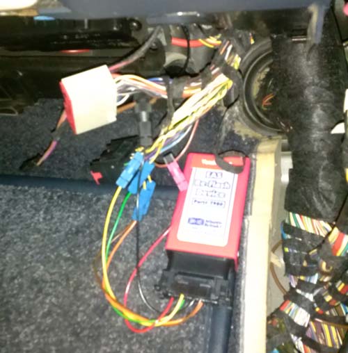 Modifying the Control Panel in a Land Rover Electronic Air Suspension Modification Retrofit