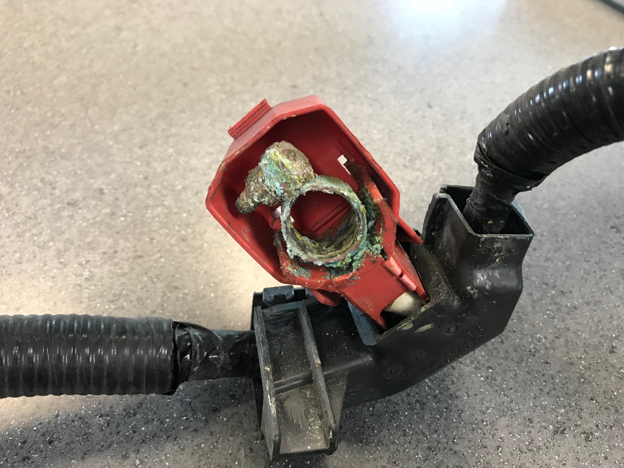 Corroded Battery Terminal