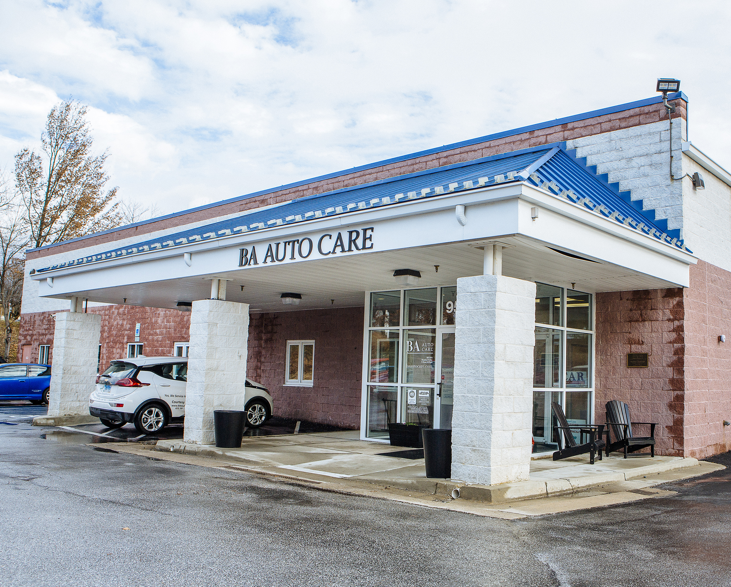 Car Maintenance at BA Auto's Front